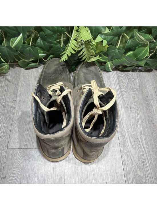 CHACO Men Hiking Nubuck Olive Night Boots Lace Trail Size 12 main image 8